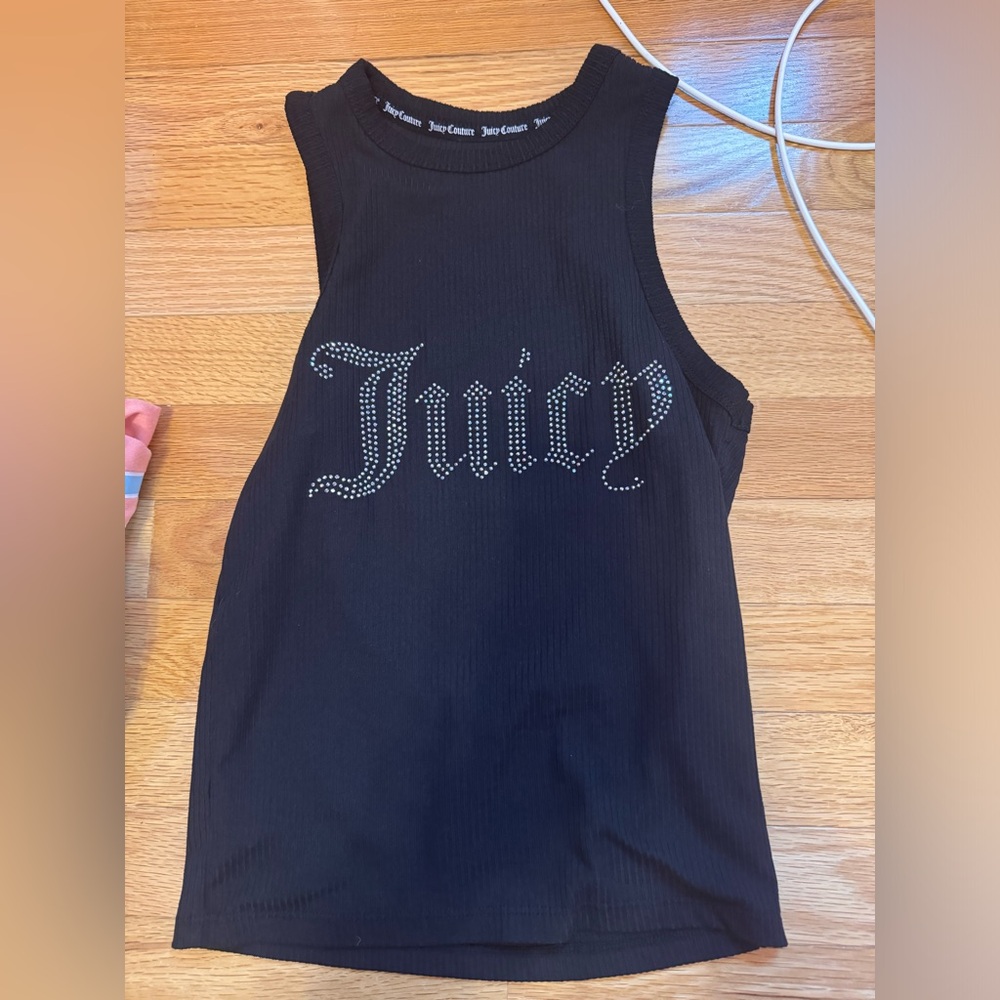 black juicy couture sleep tank size s
